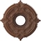 Ekena Millwork Attica PVC Medallion (Canopies up to 5"), 13"OD x 3 1/2"ID x 3/4"P, Universal Aged Metallic Rust CMP13ATDRU - alternate 1